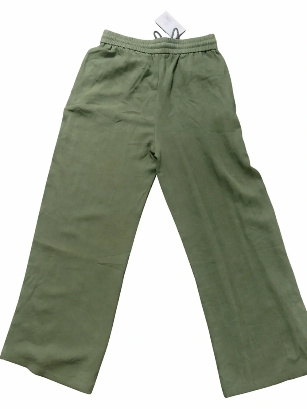 HALARA Olive Drawstring Wide-Leg Pants - Picture 4 of 4